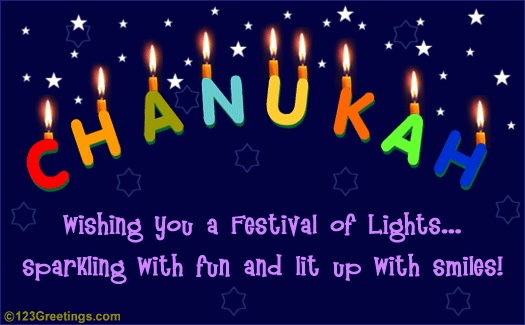 Best Wishes for a Very Happy Hanukah and a Sweet New Year!